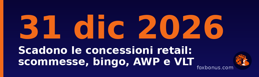 Notizie sul Gioco in Italia – Settimana del 25 ottobre 2026